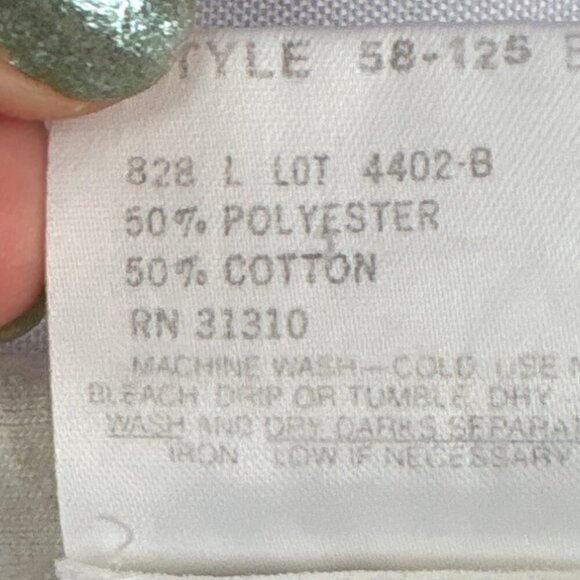 Vintage Byer California Nautical Striped Crop Top With Button Detail Large Cotto - Picture 2 of 6